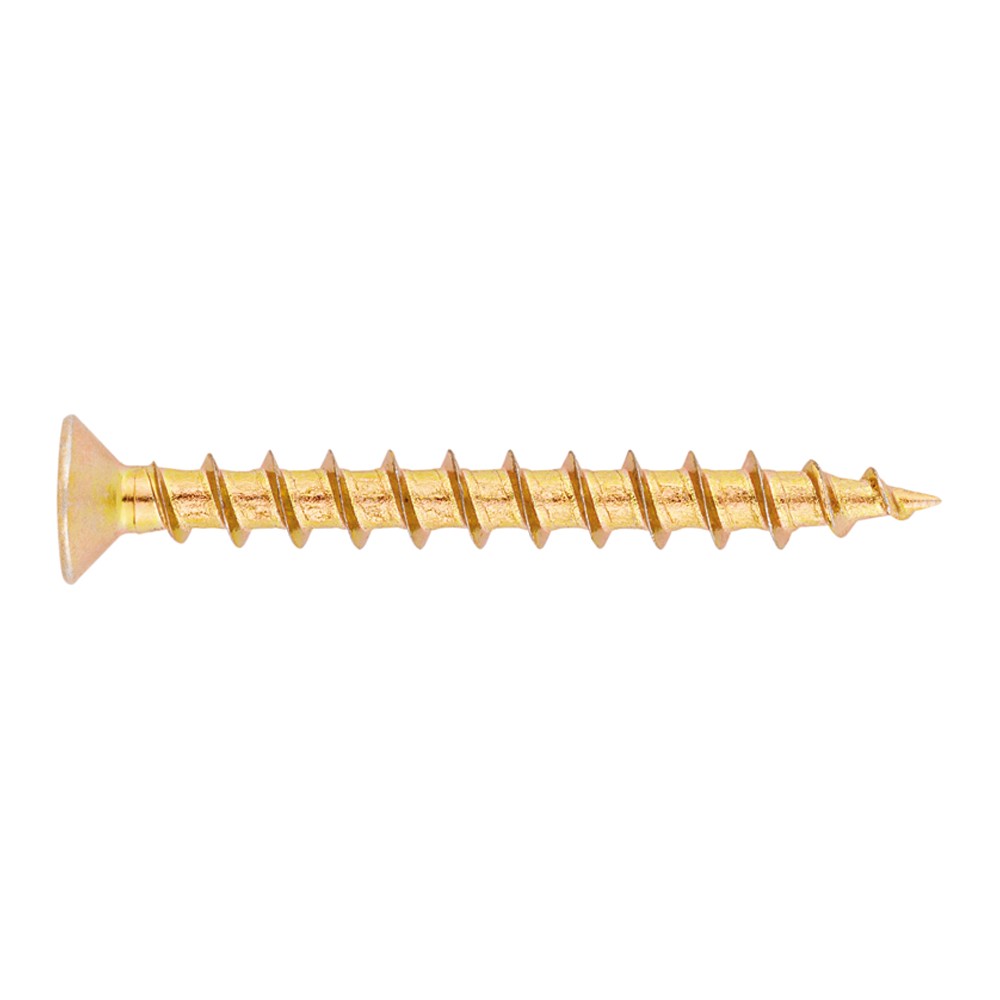 PVC-20 B [CP] Tornillos para carpintería de PVC. Bicromatado. Diámetro de cabeza 7 mm